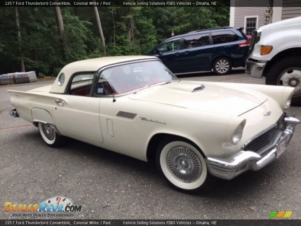 Front 3/4 View of 1957 Ford Thunderbird Convertible Photo #1