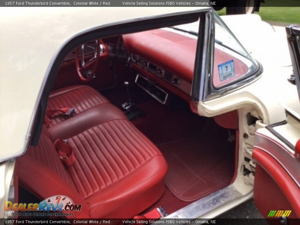 Front Seat of 1957 Ford Thunderbird Convertible Photo #3