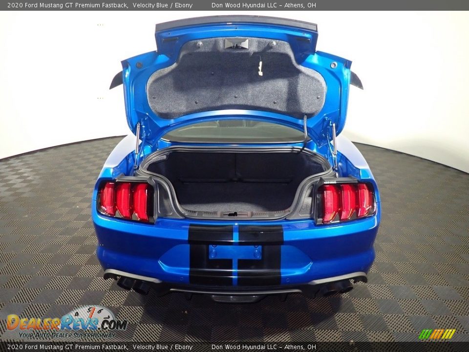2020 Ford Mustang GT Premium Fastback Velocity Blue / Ebony Photo #15