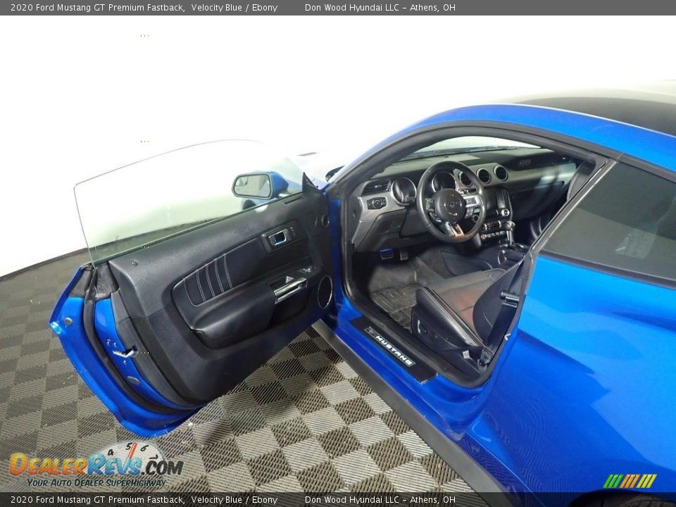 2020 Ford Mustang GT Premium Fastback Velocity Blue / Ebony Photo #21