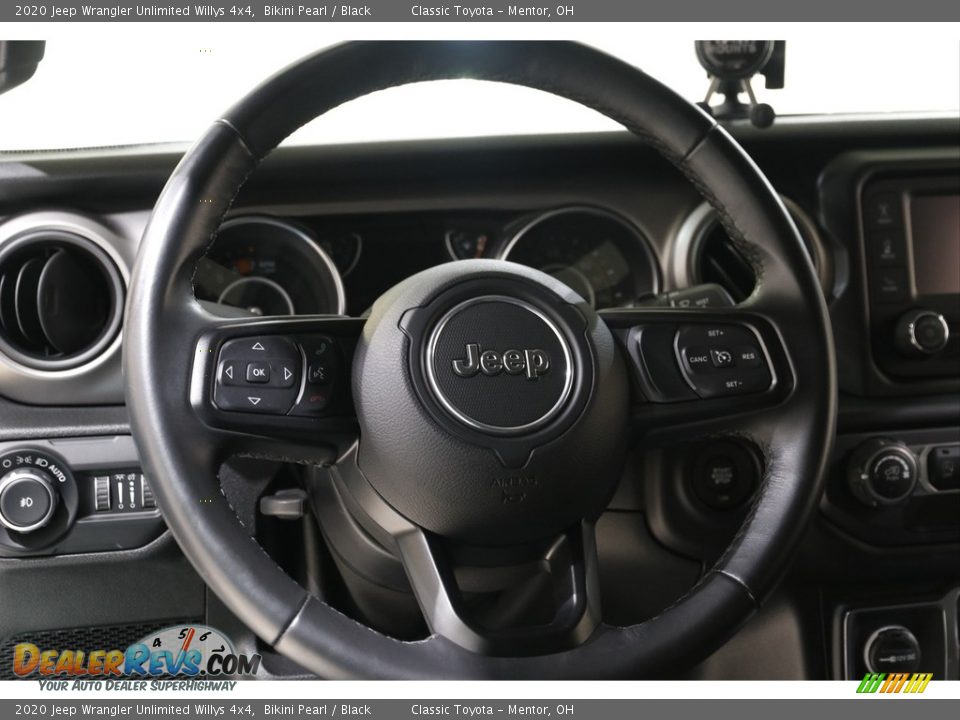 2020 Jeep Wrangler Unlimited Willys 4x4 Bikini Pearl / Black Photo #7