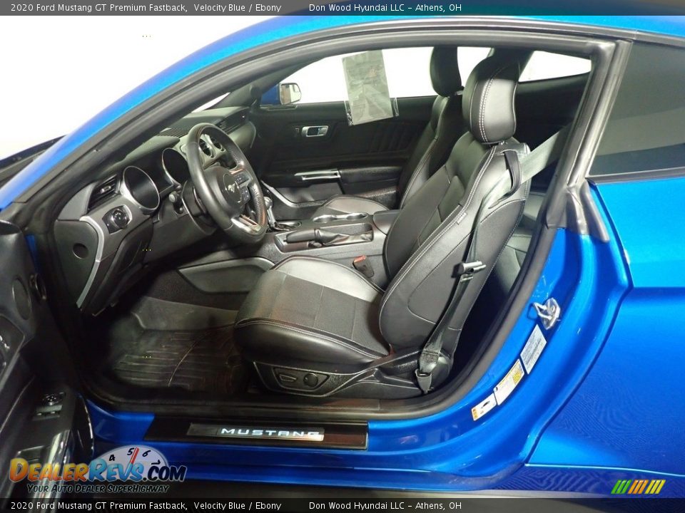 2020 Ford Mustang GT Premium Fastback Velocity Blue / Ebony Photo #23