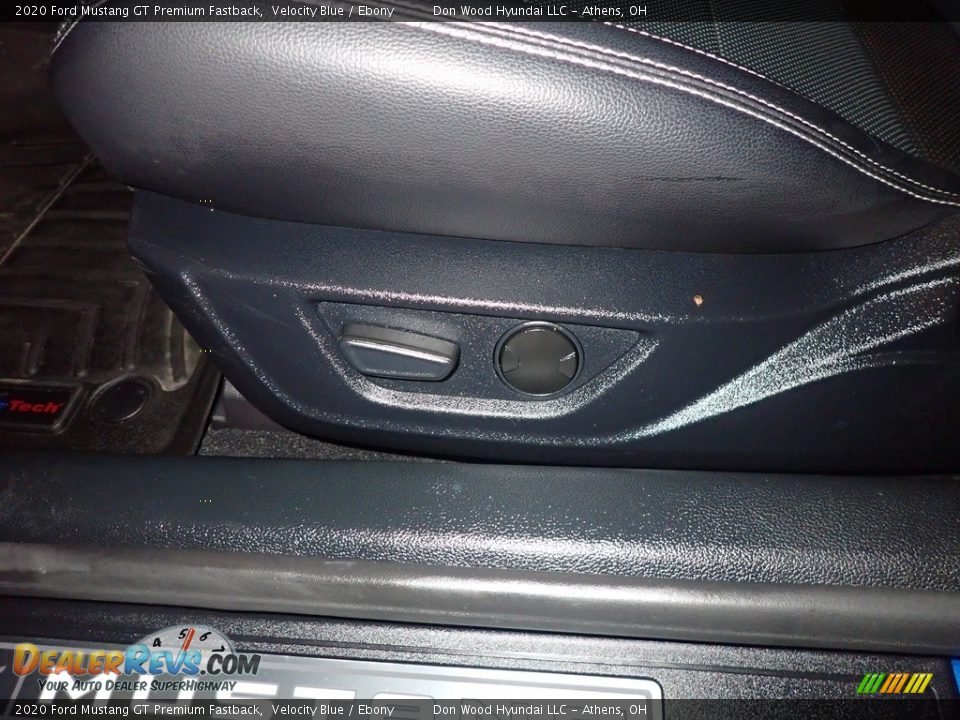 2020 Ford Mustang GT Premium Fastback Velocity Blue / Ebony Photo #24
