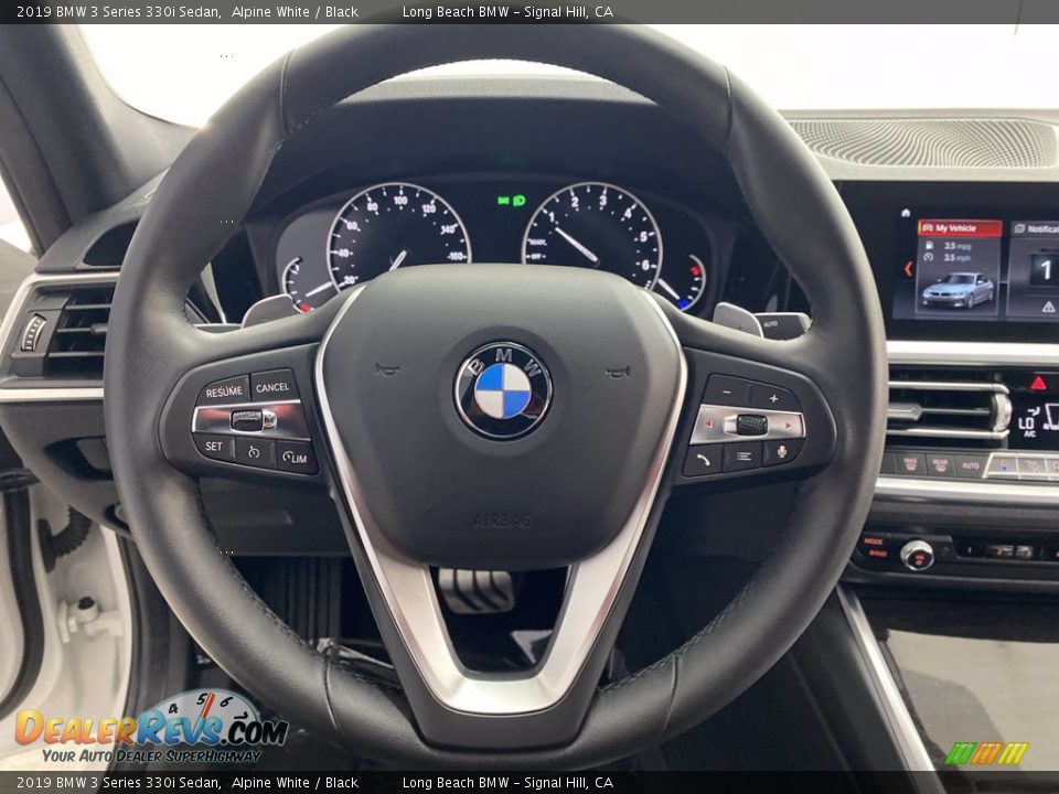 2019 BMW 3 Series 330i Sedan Alpine White / Black Photo #18