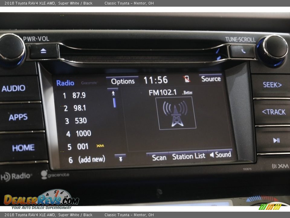2018 Toyota RAV4 XLE AWD Super White / Black Photo #10