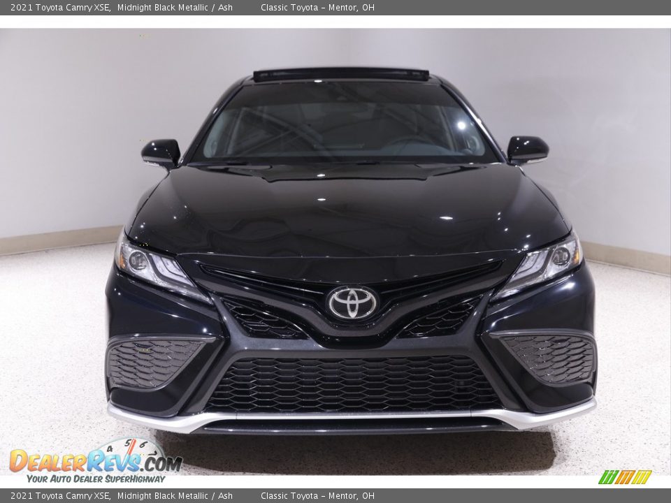 2021 Toyota Camry XSE Midnight Black Metallic / Ash Photo #2