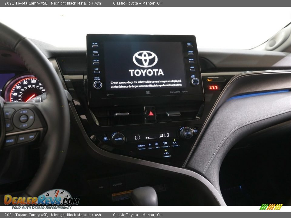 2021 Toyota Camry XSE Midnight Black Metallic / Ash Photo #9