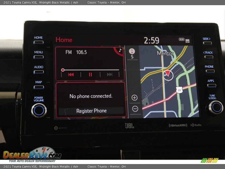 2021 Toyota Camry XSE Midnight Black Metallic / Ash Photo #10