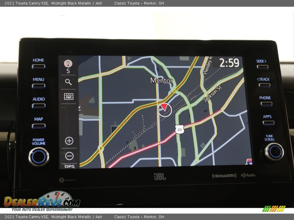 2021 Toyota Camry XSE Midnight Black Metallic / Ash Photo #11