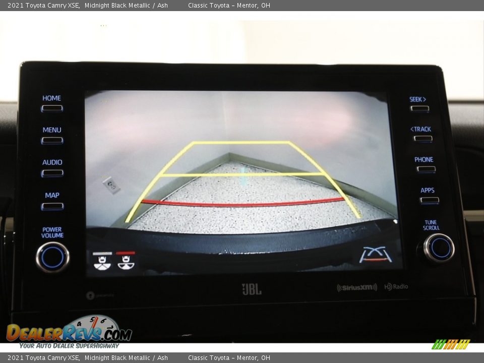 2021 Toyota Camry XSE Midnight Black Metallic / Ash Photo #12