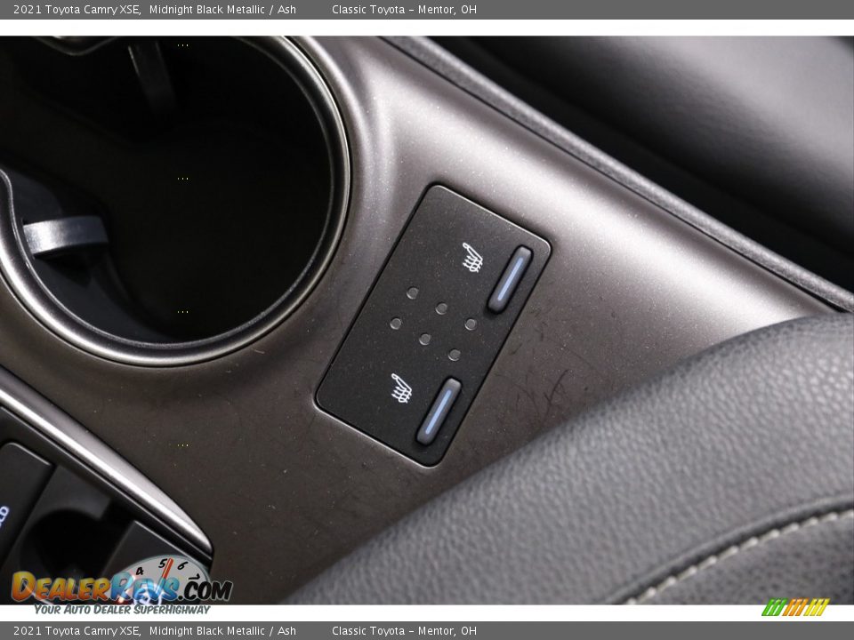 2021 Toyota Camry XSE Midnight Black Metallic / Ash Photo #15