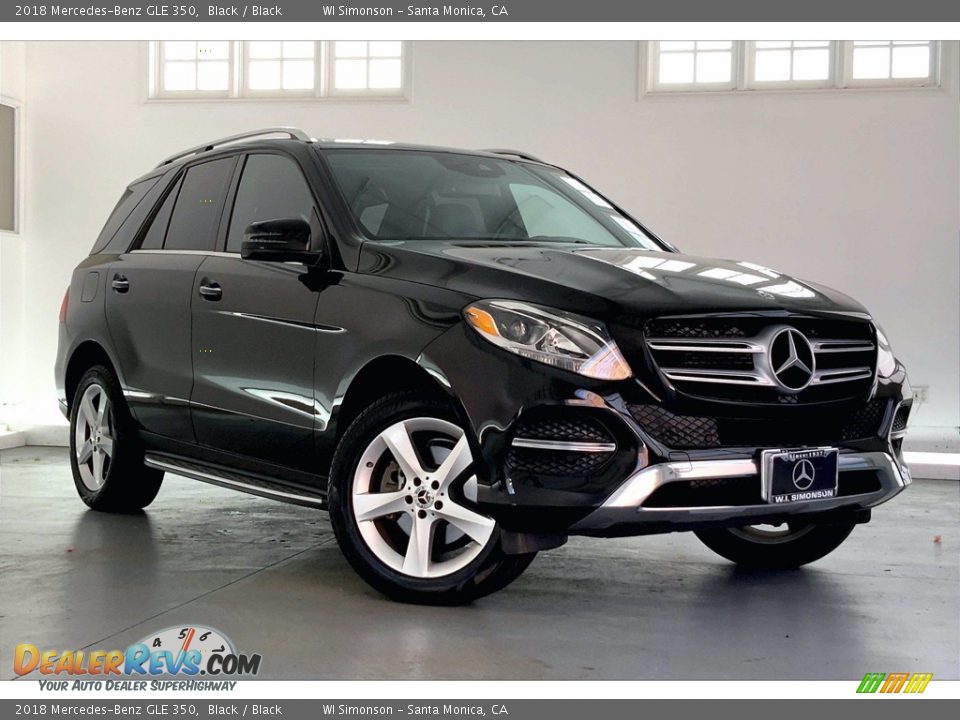 2018 Mercedes-Benz GLE 350 Black / Black Photo #34