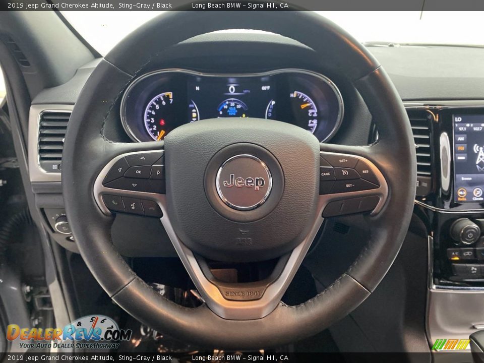 2019 Jeep Grand Cherokee Altitude Sting-Gray / Black Photo #18