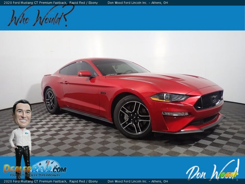 2020 Ford Mustang GT Premium Fastback Rapid Red / Ebony Photo #1