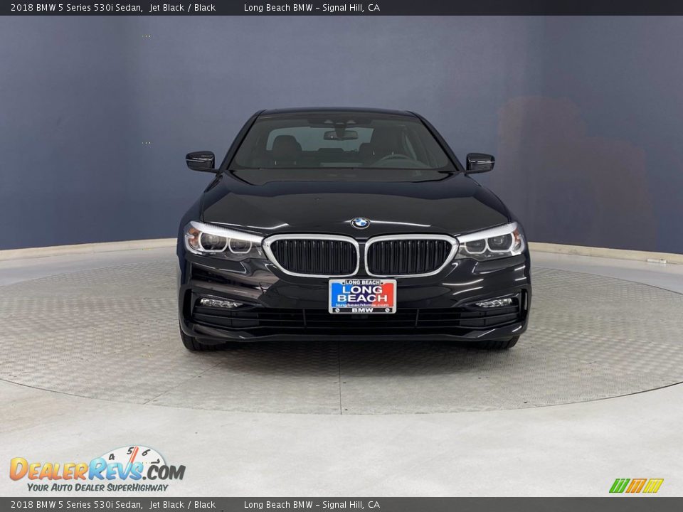 2018 BMW 5 Series 530i Sedan Jet Black / Black Photo #2