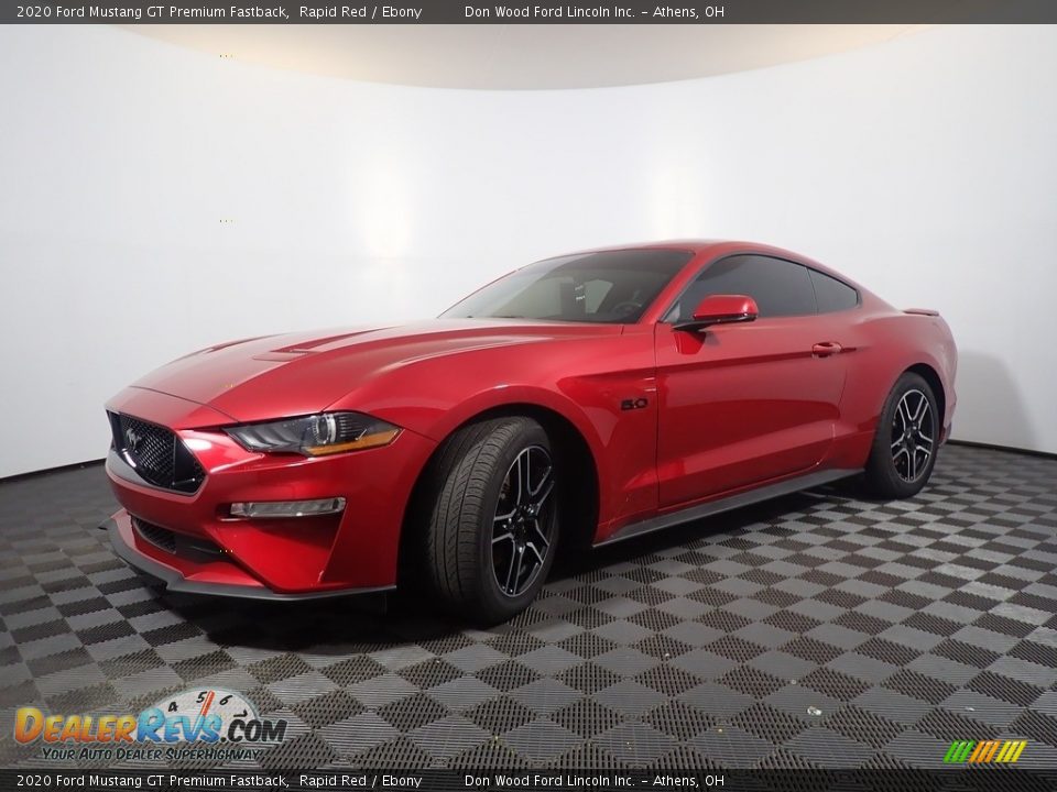 2020 Ford Mustang GT Premium Fastback Rapid Red / Ebony Photo #10