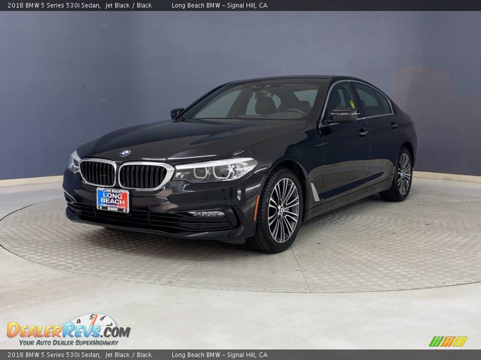 2018 BMW 5 Series 530i Sedan Jet Black / Black Photo #3