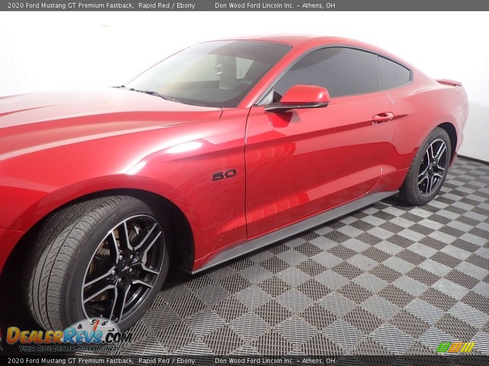 2020 Ford Mustang GT Premium Fastback Rapid Red / Ebony Photo #12