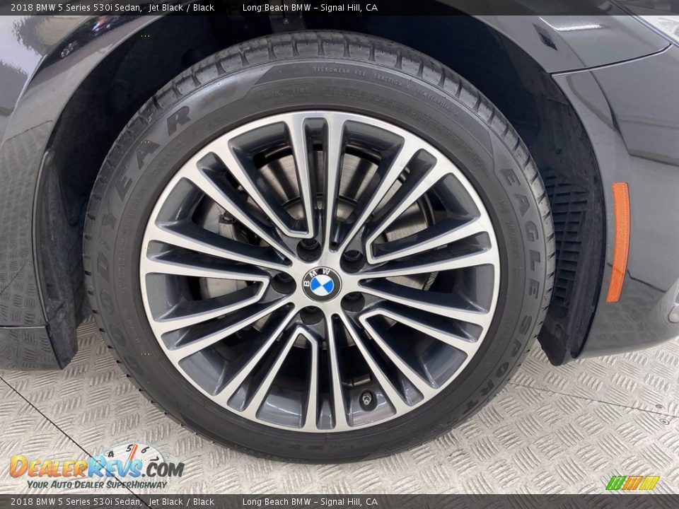 2018 BMW 5 Series 530i Sedan Jet Black / Black Photo #6