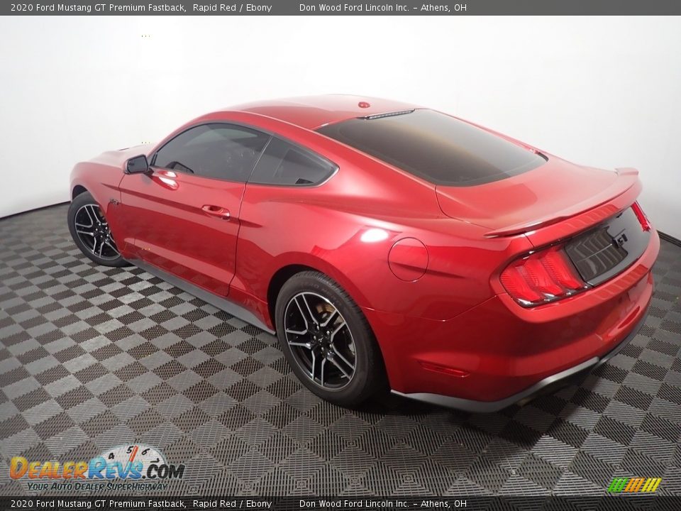 2020 Ford Mustang GT Premium Fastback Rapid Red / Ebony Photo #14