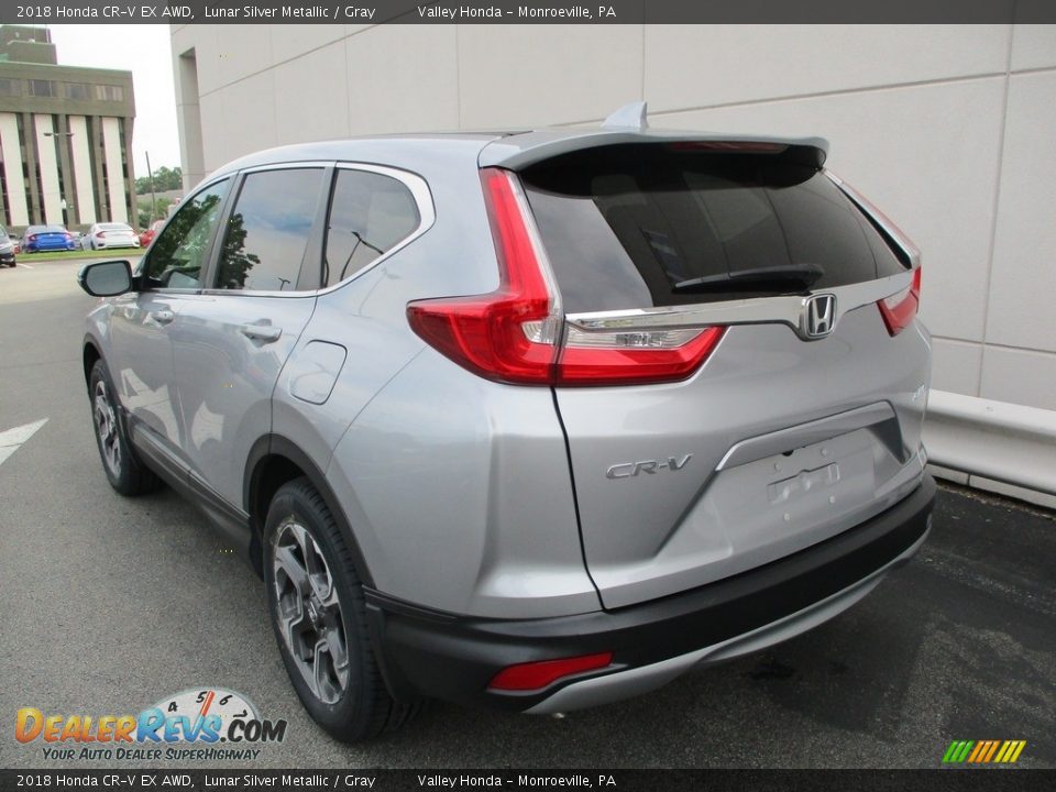 2018 Honda CR-V EX AWD Lunar Silver Metallic / Gray Photo #3