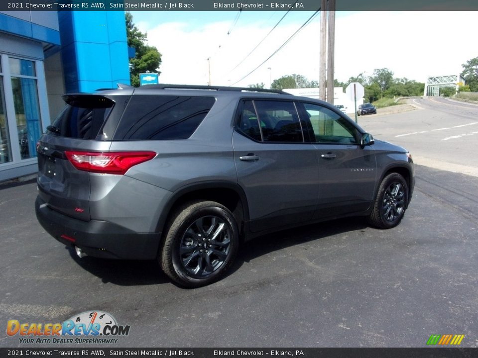 2021 Chevrolet Traverse RS AWD Satin Steel Metallic / Jet Black Photo #3