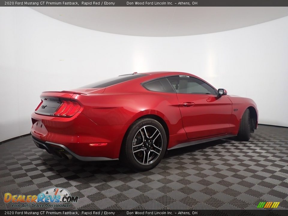 2020 Ford Mustang GT Premium Fastback Rapid Red / Ebony Photo #18