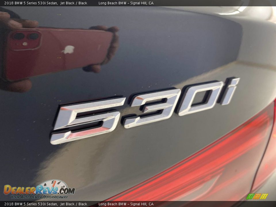 2018 BMW 5 Series 530i Sedan Jet Black / Black Photo #11