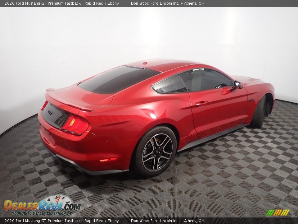 2020 Ford Mustang GT Premium Fastback Rapid Red / Ebony Photo #19