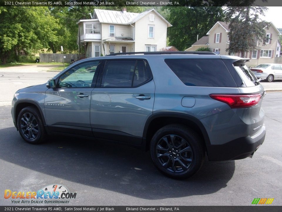 2021 Chevrolet Traverse RS AWD Satin Steel Metallic / Jet Black Photo #6