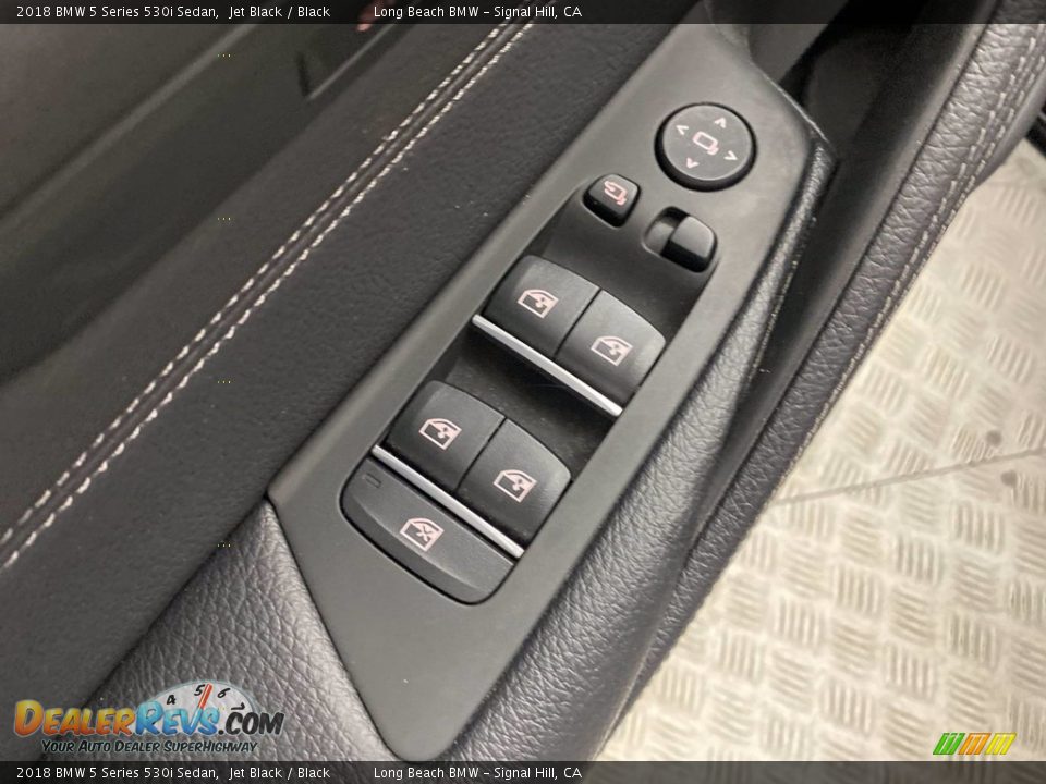 2018 BMW 5 Series 530i Sedan Jet Black / Black Photo #14