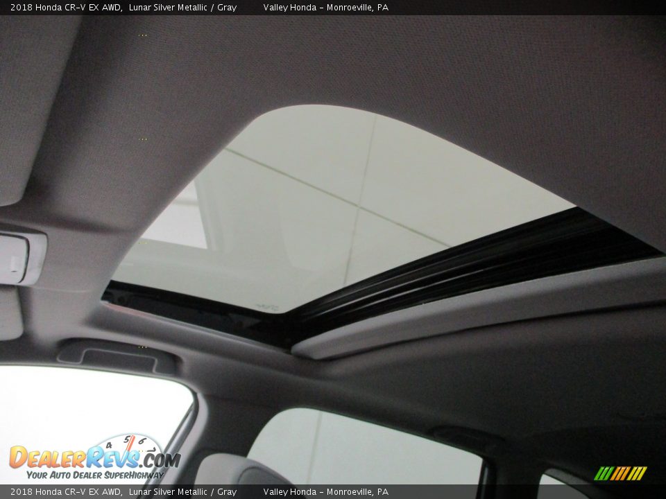 2018 Honda CR-V EX AWD Lunar Silver Metallic / Gray Photo #11
