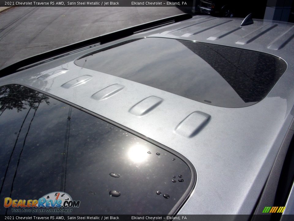2021 Chevrolet Traverse RS AWD Satin Steel Metallic / Jet Black Photo #10