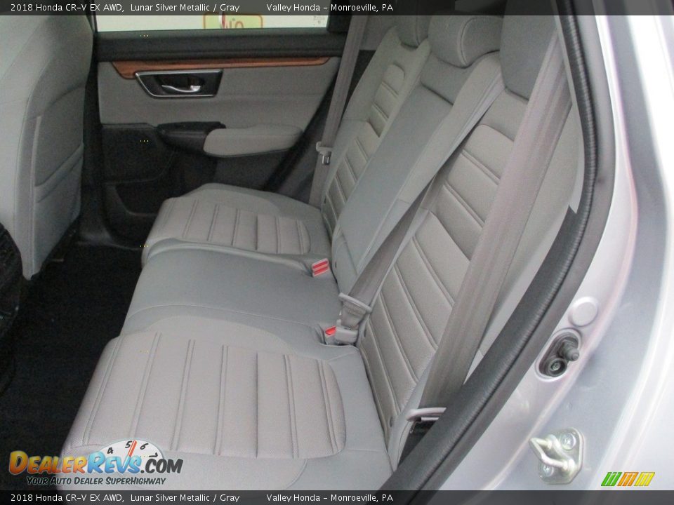 2018 Honda CR-V EX AWD Lunar Silver Metallic / Gray Photo #13