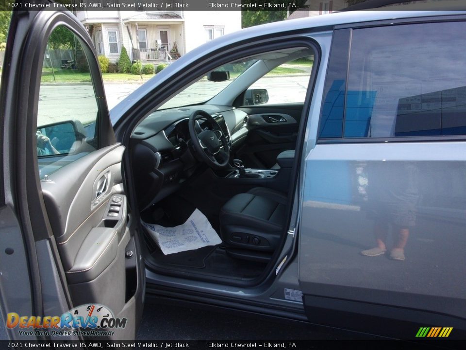 2021 Chevrolet Traverse RS AWD Satin Steel Metallic / Jet Black Photo #12