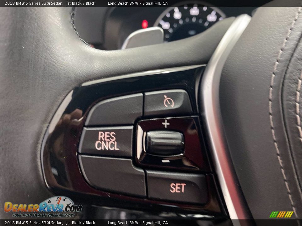 2018 BMW 5 Series 530i Sedan Jet Black / Black Photo #19