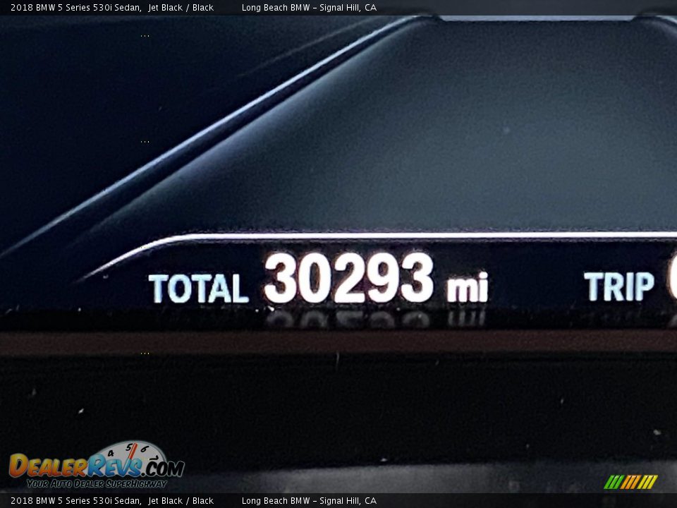 2018 BMW 5 Series 530i Sedan Jet Black / Black Photo #22