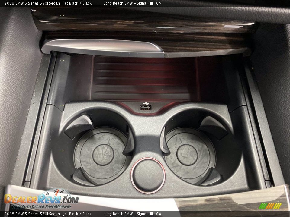 2018 BMW 5 Series 530i Sedan Jet Black / Black Photo #26