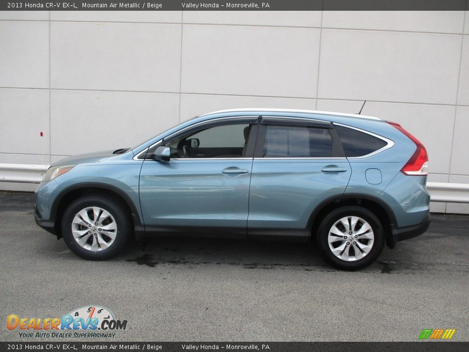 2013 Honda CR-V EX-L Mountain Air Metallic / Beige Photo #2