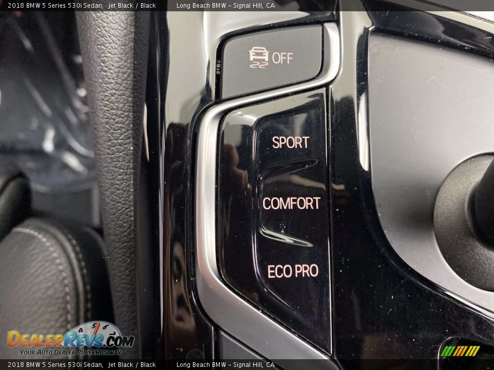 2018 BMW 5 Series 530i Sedan Jet Black / Black Photo #28