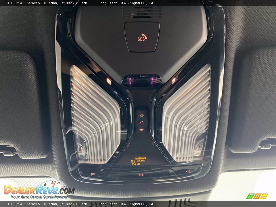 2018 BMW 5 Series 530i Sedan Jet Black / Black Photo #30