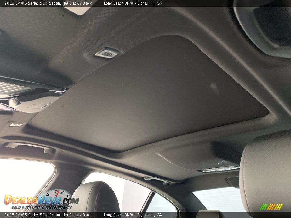 2018 BMW 5 Series 530i Sedan Jet Black / Black Photo #31
