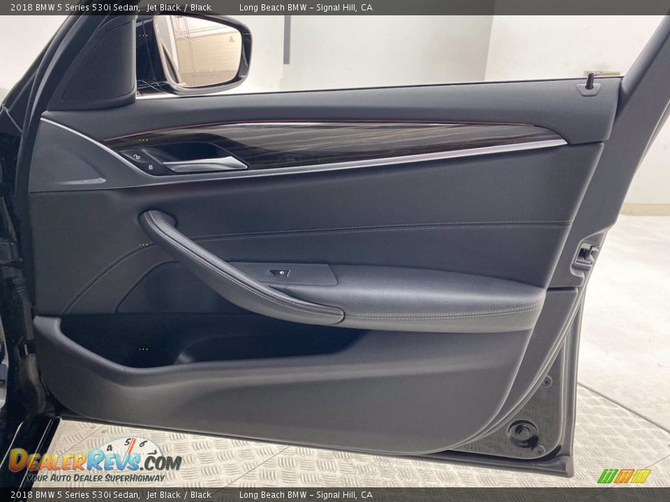 2018 BMW 5 Series 530i Sedan Jet Black / Black Photo #32