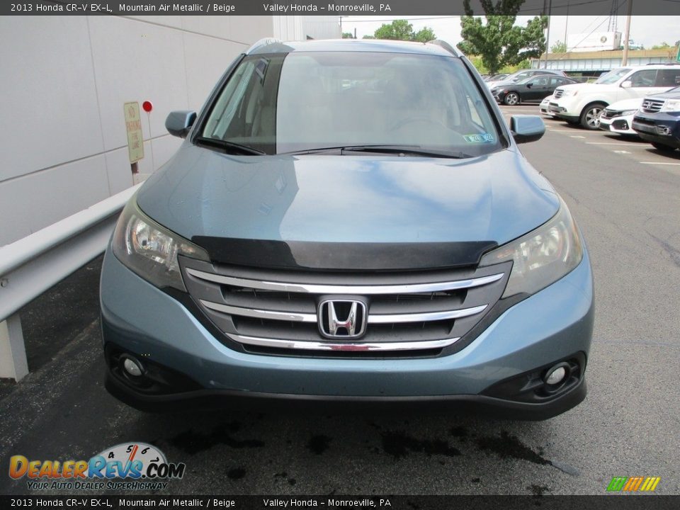 2013 Honda CR-V EX-L Mountain Air Metallic / Beige Photo #8