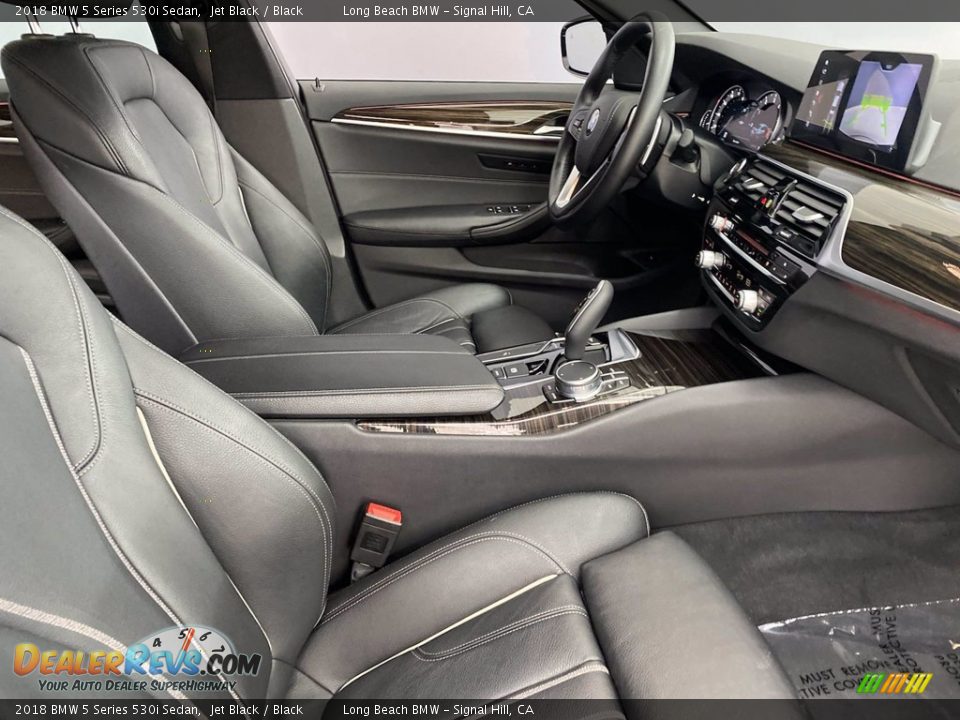 2018 BMW 5 Series 530i Sedan Jet Black / Black Photo #33