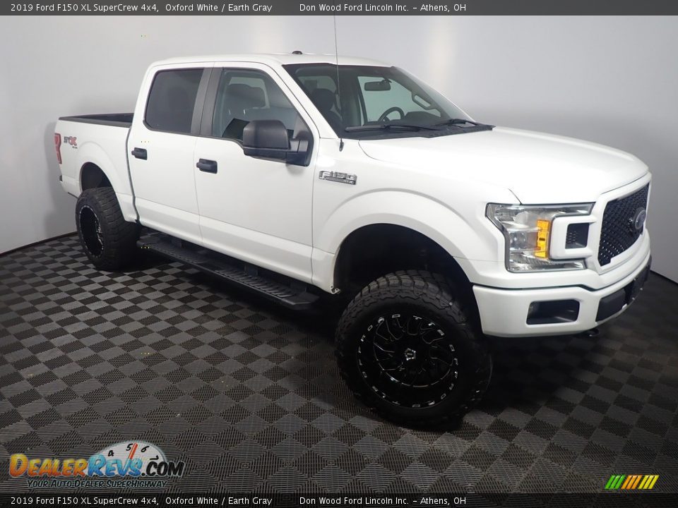 2019 Ford F150 XL SuperCrew 4x4 Oxford White / Earth Gray Photo #3