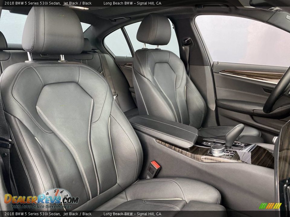 2018 BMW 5 Series 530i Sedan Jet Black / Black Photo #34