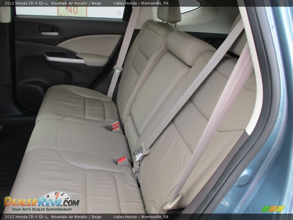 2013 Honda CR-V EX-L Mountain Air Metallic / Beige Photo #13