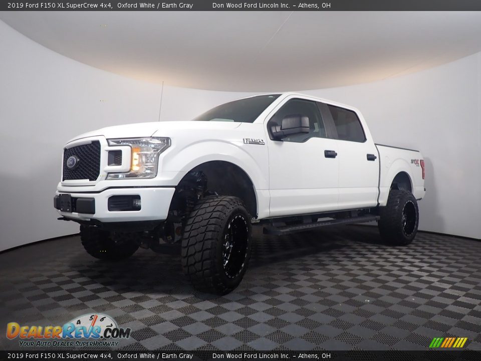 2019 Ford F150 XL SuperCrew 4x4 Oxford White / Earth Gray Photo #8