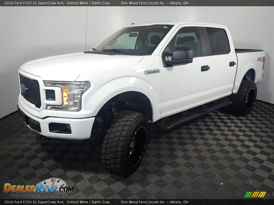 2019 Ford F150 XL SuperCrew 4x4 Oxford White / Earth Gray Photo #9